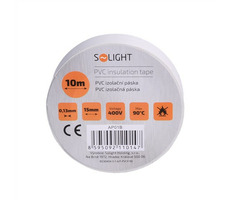 Solight AP01B izolační páska 15mm x 0.13mm x 10m bílá