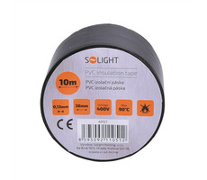 Solight AP07 izolační páska 38mm x 0.13mm x 10m černá