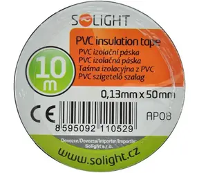 Solight AP08 izolační páska 50mm x 0.13mm x 10m černá