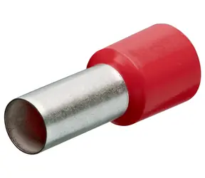 Knipex 97 99 337 Dutinky s izolací červená / 10mm2 / délka: 22mm / 100 ks