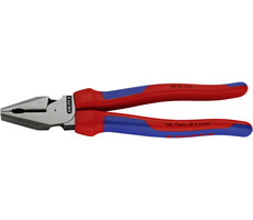Knipex 02 02 225 Silové kombinované kleště 225mm / tvrdý drát:3.0mm / strunový drát:2.5mm / měděný kabel: 14mm&25mm2