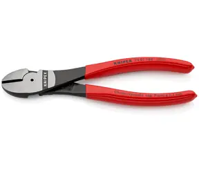 Knipex 74 01 180 SB Silové boční štípací kleště 180mm / polotvrdý: 3.8mm / tvrdý: 2.7mm / strunový: 2.2mm