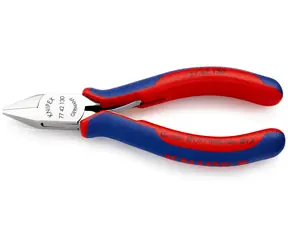Knipex 77 52 115 Boční štípací kleště pro elektroniku 115mm / měkký: 1mm / polotvrdý:0.8mm / tvrdý:0.5mm 