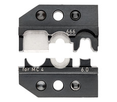 Knipex 97 49 66 6 Lisovací profil pro solární konektory MC 4 (Multi-Contact) / řezání – odizolování – krimpování