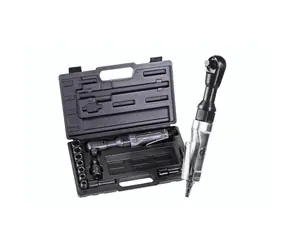 Aerotec pneumatická ráčna 1|2" + 7x nástrčný klíč / 6.3 bar / 120 l-min / 68 Nm / kufřík / klíče 9&10&11&13&14&17&9mm