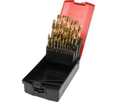 YATO YT-44676 / Sada vrtáků do železa HSS-TiN 25ks / 1-13mm