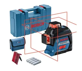 BOSCH GLL 3-80 / Čárový laser / dosah až 30m / rozsah 120m / přesnost +-0.3mm / samonivelace / IP54