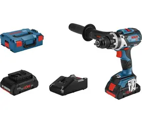 BOSCH GSR 18V 110 C Professional / Aku vrtací šroubovák / 18V / 2100 ot-min / 2x 4 Ah