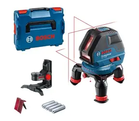 BOSCH GLL 3-50 Professional 0601063802 / Čárový laser / až 10 m / IP 54 / 4x 1.5 V LR6 (AA) 