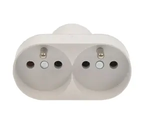 Solight 5E54 rozbočka dvojnásobná 