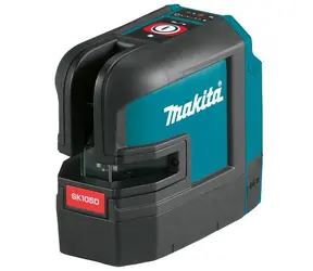 Makita SK105DZ / Křížový Laser / Class 2 / až 35 m (80 m s příjmačem) / 635 nM / přesnost 0.3 mm na m