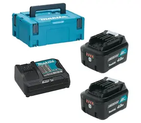 Makita Energy Kit 197641-2 / Makpac / Nabíječka DC10SB / 2x Akumulátor BL1041B / 12V / 4.0 Ah