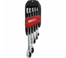 KS Tools - Ráčnová sada očkoplochých klíčů 5 ks