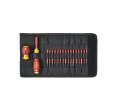 Wiha 41231 SoftFinish electric slimVario Sada šroubováků s nástavci / VDE 1000V / 18 dílů