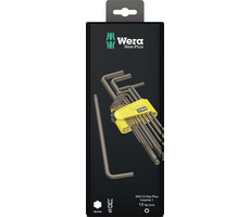 WERA 950|13 Sada úhlových klíčů Hex-Plus Imperial 1 SB / palcové / BlackLaser / 13 dílný