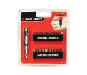 Black&Decker A7074 / Sada šroubovacích bitů / 21 ks