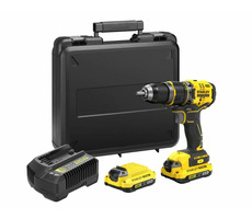 Stanley SFMCD721D2K / Aku vrtačka s příklepem / 18V / 2.100 ot-min / 80 Nm / 2x 2.0Ah