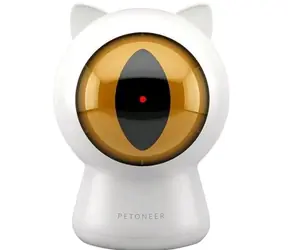 Petoneer Smart Dot bílá / automatická laserová hračka pro kočky / Wi-Fi / microUSB