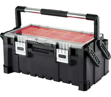 Keter Cantilever Tool Box 22" černá / Skříňka na nářadí / 57 x 24 x 31 cm