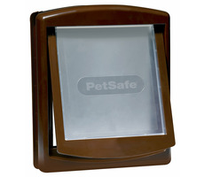 PetSafe Staywell 755 Originál hnědá - M / Dvířka / 352x294 mm / otvor: 281x237 mm / šířka ramen:219mm / max. 18kg