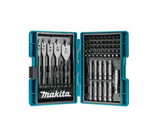 Makita B-50295 / sada vrtáků do dřeva a bitů / 71ks 