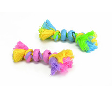 Beeztees Flossy lano s gumovými kruhy 16cm / Hračka pro psy 