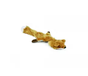 Beeztees Flatino plyš liška pískací 30cm / Hračka pro psy 