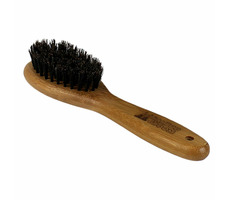 Bamboo Groom Střední oválný kartáč s přírodními medvědími štětinami