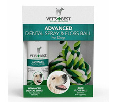 VET´S BEST Dentální sprej + lano pro psy