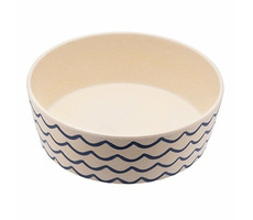 BeCoThings BecoBowl - Bambusová - ocean waves - L / Miska pro psa