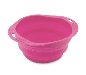 BeCoThings BecoBowl Travel - pink - M / Miska pro psa / cestovní / EKO 