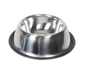 Karlie Nerezová miska s gumovým okrajem 25cm 2330ml