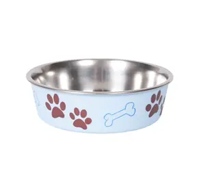 Karlie Miska nerezová s plastovým opláštěním modrá 21cm 1500ml