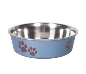 Karlie Miska nerezová s plastovým opláštěním metalická modrá 17.5cm 800ml