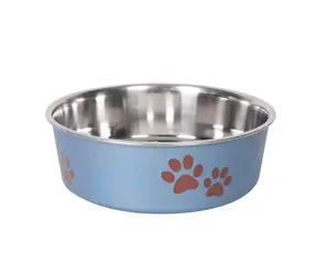 Karlie Miska nerezová s plastovým opláštěním metalická modrá 23cm 2200ml