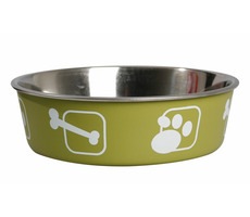 Karlie Miska nerezová s plastovým opláštěním zelená 23cm 2200ml