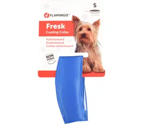 Flamingo chladicí obojek pro psy modrá - velikost S 16-22cm