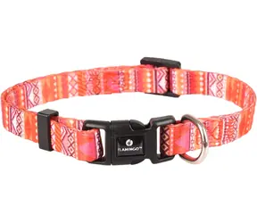 Flamingo SYB Obojek pro psy nylon 20-35cm x 10mm