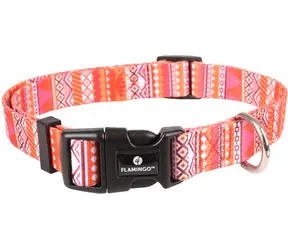 Flamingo SYB Obojek pro psy nylon 30-45cm x 15mm