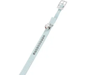 Flamingo ALP Obojek pro psy s rolničkou Monte Carlo modrá - 30x1cm