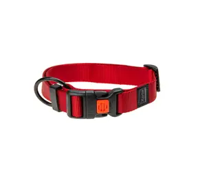 Karlie ASP Obojek červená - velikost L 45-65cm 25mm