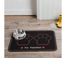 Pet Rebellion Dinner Mate Jet Black černá 40x60cm / Kobereček pod misku