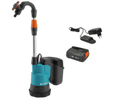 Gardena 2000/2 P4A / Aku čerpadlo do sudu set / tlak 2 bar / Maximální výtlačná kapacita 2000 l/h