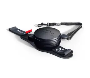 Lishinu3 vodítko černá - velikost XS (2-4kg) / Hands-free samonavíjecí vodítko s lanem