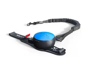 Lishinu3 Bungee vodítko modrá - velikost M (8-12kg) / Hands-free samonavíjecí vodítko s lanem