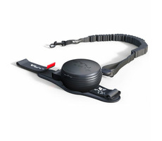 Lishinu3 3v1 vodítko černá - velikost M (8-12kg) / Hands-free samonavíjecí vodítko s lanem