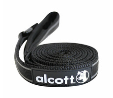 Alcott Reflexní vodítko pro psy černá - velikost S