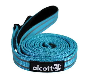 Alcott Reflexní vodítko pro psy modrá - velikost L