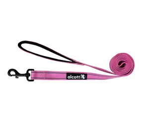 Alcott Reflexní vodítko pro psy růžová - velikost L