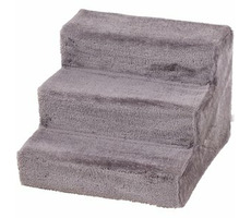 Flamingo Schody pro psy šedá 41x43x30cm